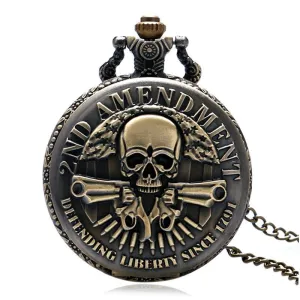 Skull Design Pocket Watch