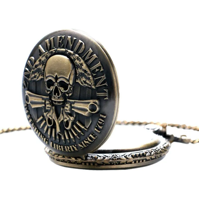 Skull Design Pocket Watch