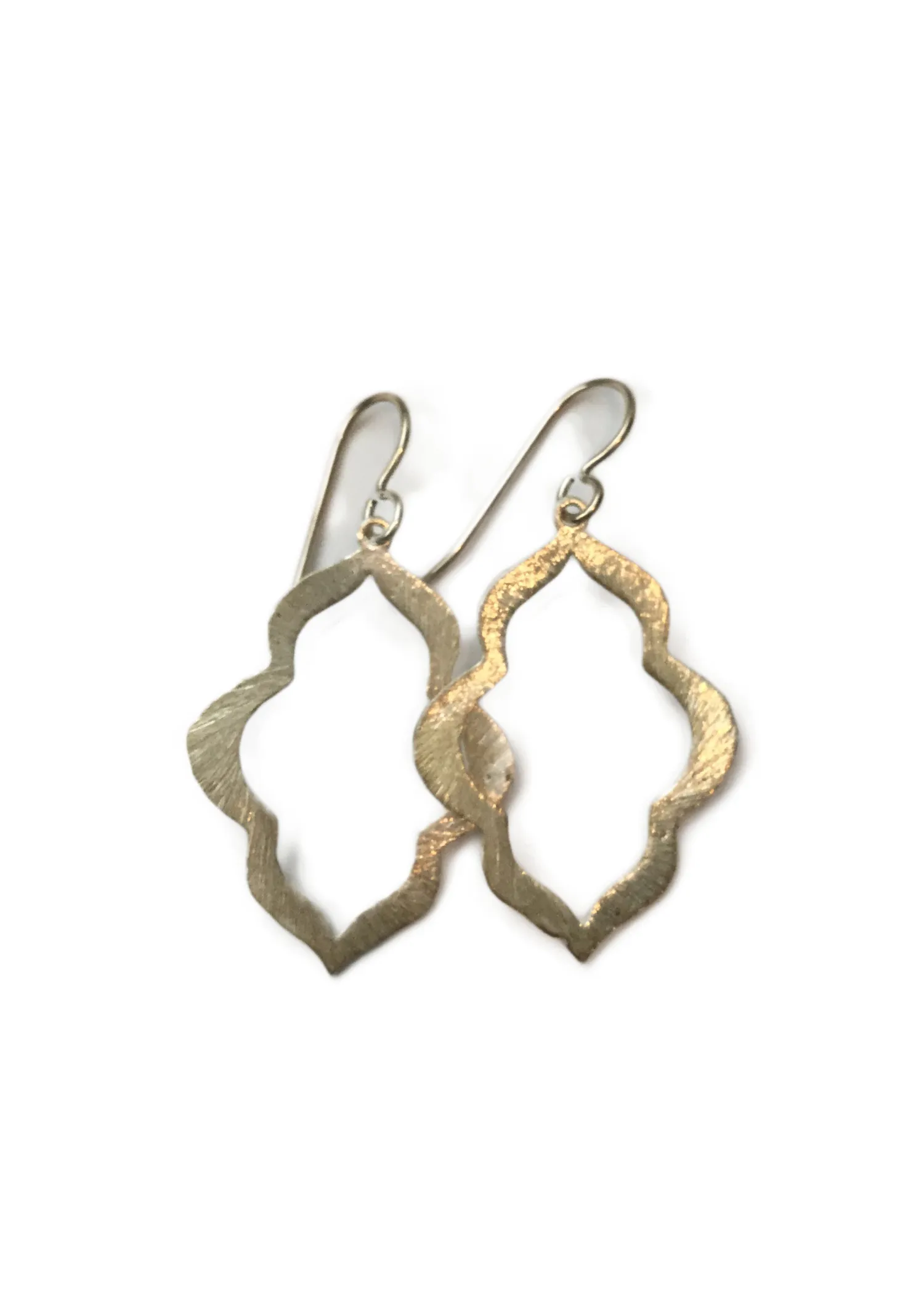 Small Light Gold Chandelier Earrings
