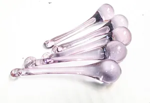 Smokey Lavender Purple Raindrop Chandelier Crystals, Pack of 5