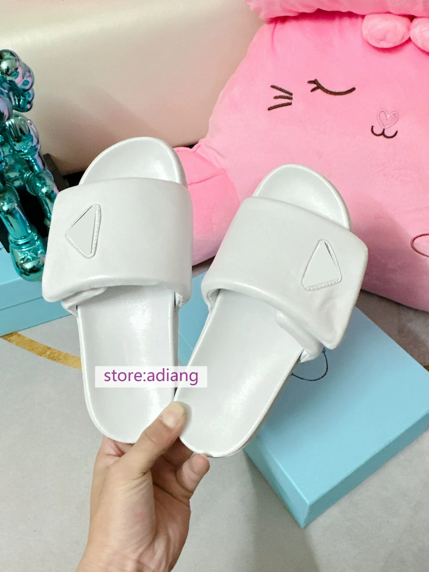 soft lamb leather flats comfort shoes slippers women fashion 2023 35-41 high quality