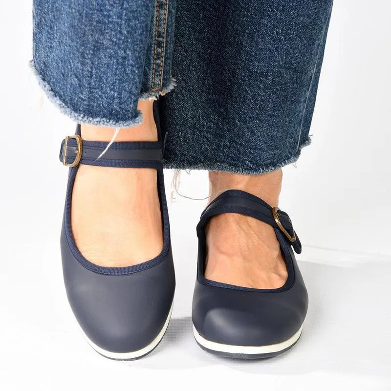 Soft Style By Hush Puppies Haleem Flats - Navy