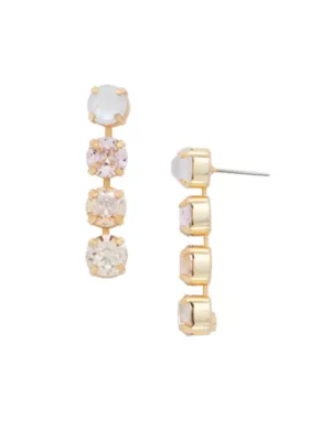 Sorrelli Matilda Dangle Earrings - Matte Gold Golden Goddess