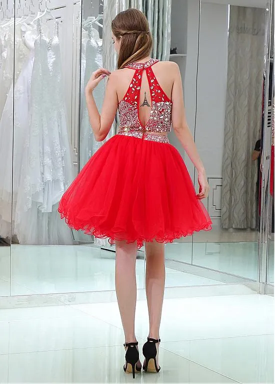 Sparkly Two-piece Cocktail Dresses