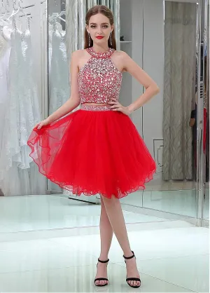 Sparkly Two-piece Cocktail Dresses