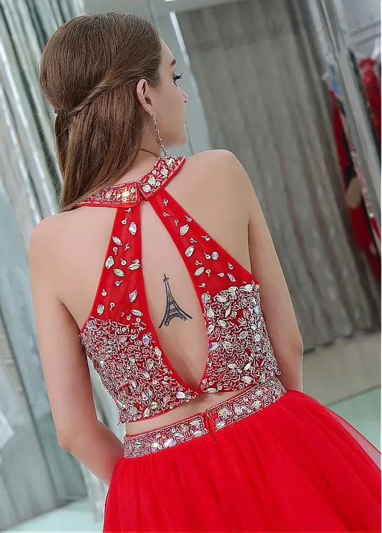 Sparkly Two-piece Cocktail Dresses