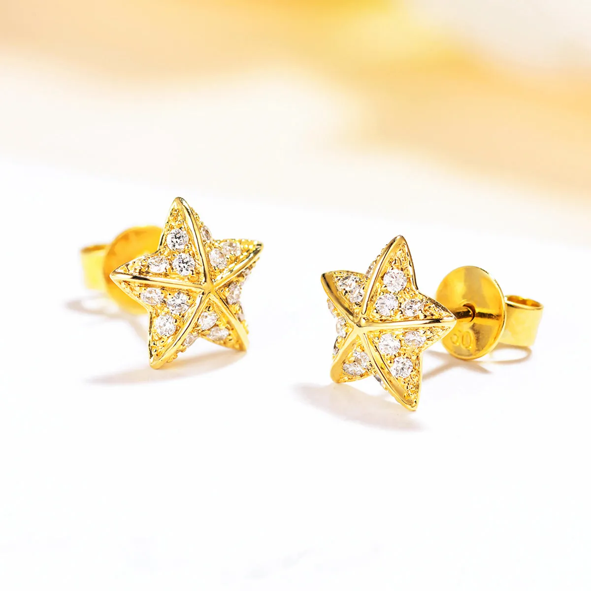 Star Stud Tassels Two-Ways Wear Earrings