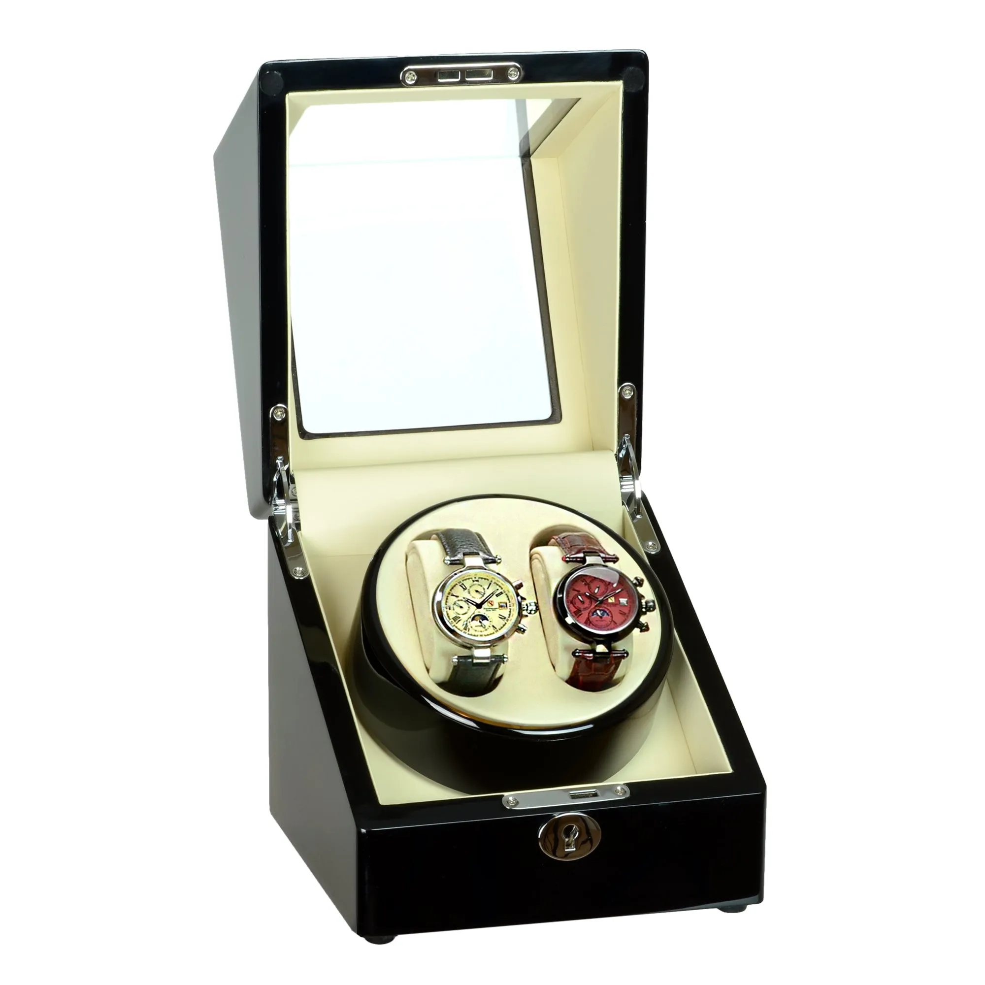 Steinhausen Heritage Double Winder For 2 Watches/Onyx