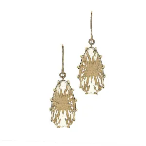 Suzanne Kalan 14k Yellow Gold Quartz Dangle Earring
