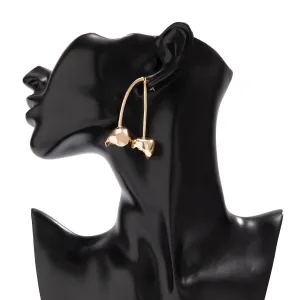 Sweet Gold Plated Cherry Dangle Earrings