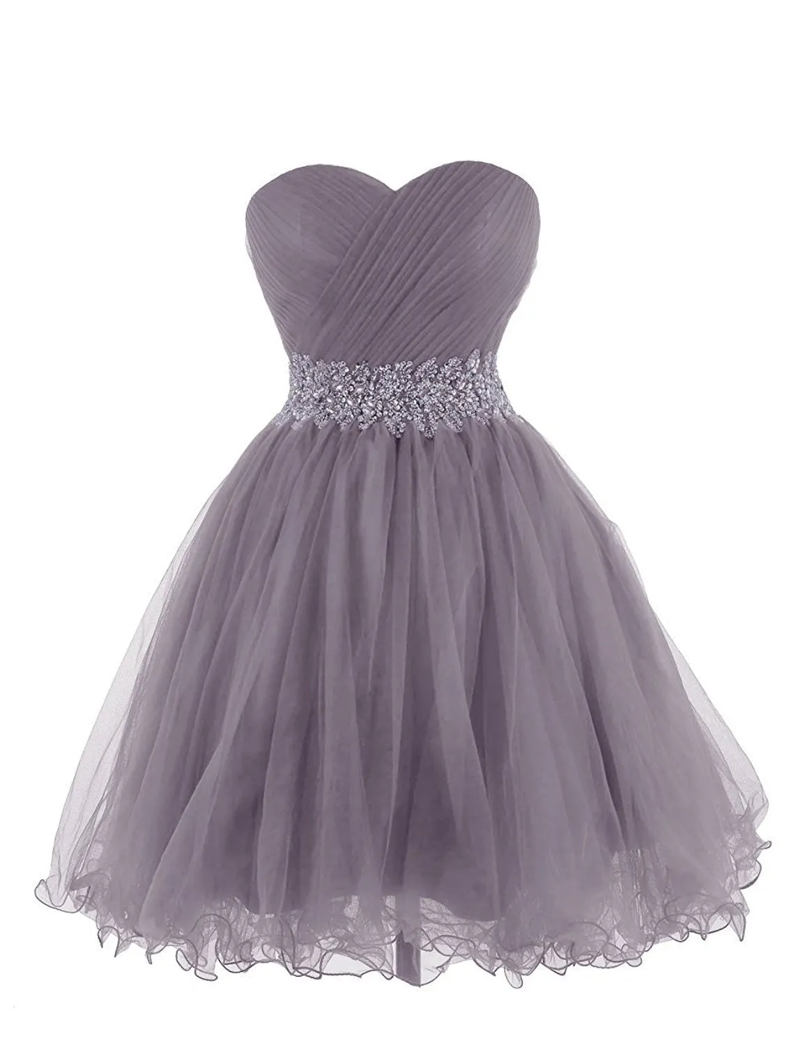 Sweetheart Tulle Cocktail Homecoming Dress