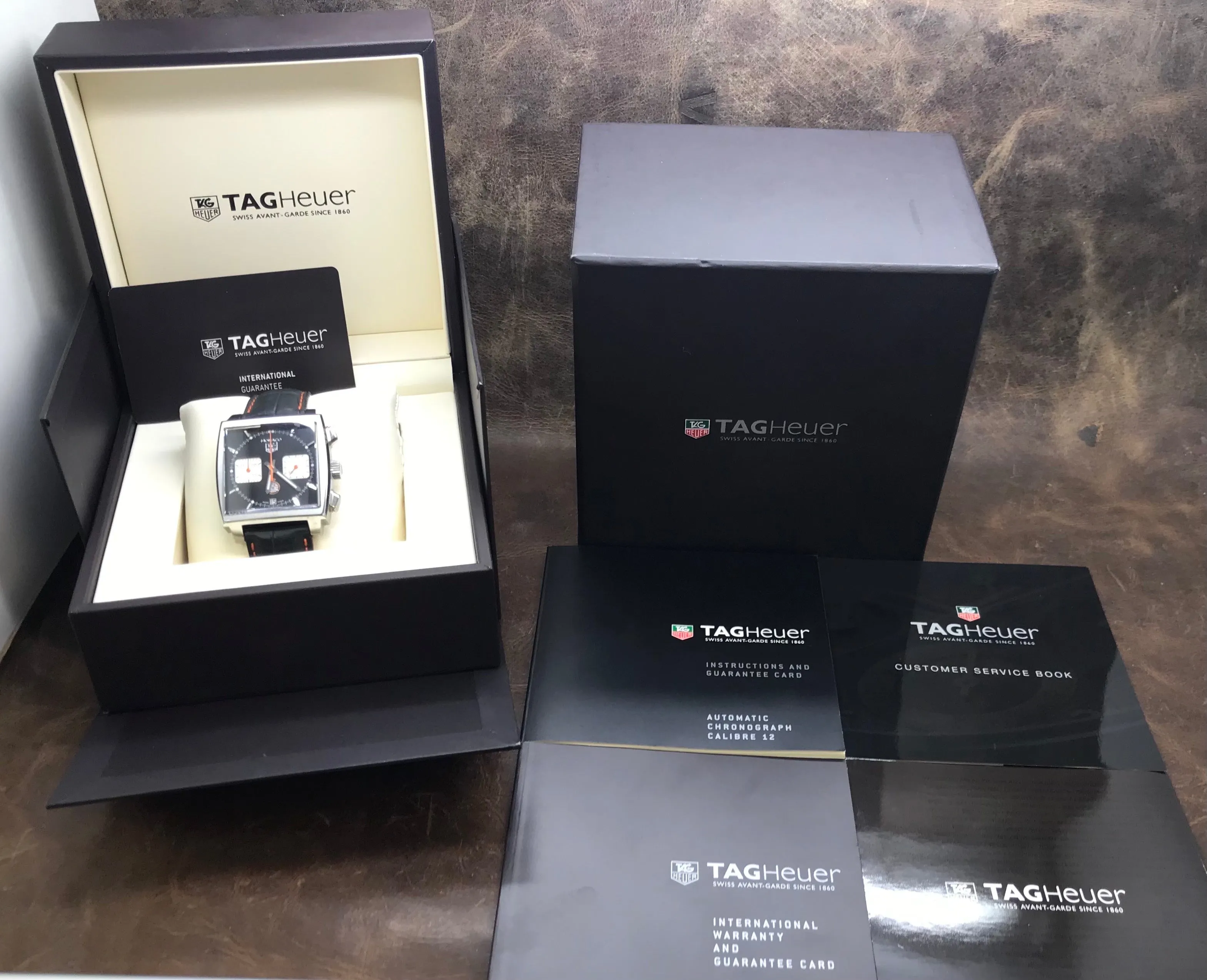 TAG Heuer Monaco Limited Edition CAW211K Black Dial Automatic Men's Watch