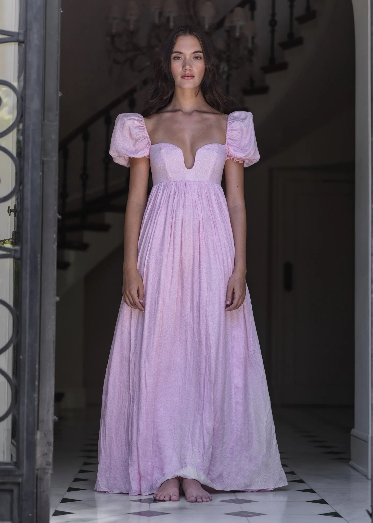 The Fairydust Gown in Baby Daisies