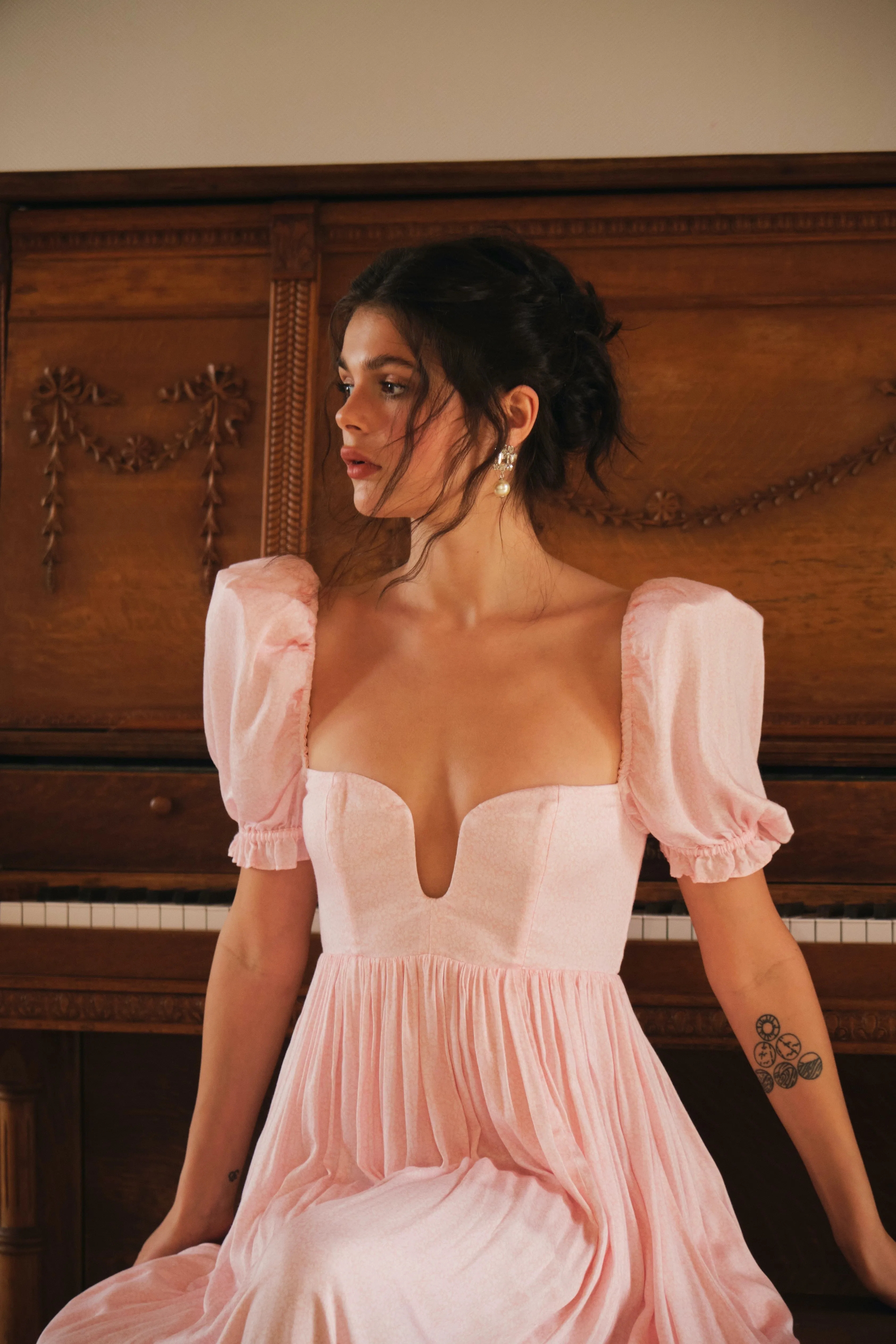 The Fairydust Gown in Baby Daisies