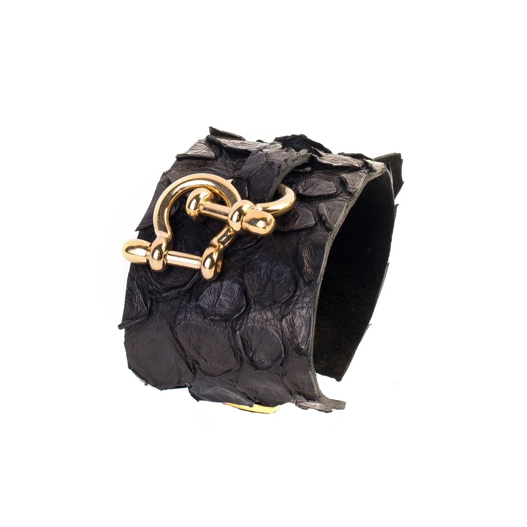 The Purity Drop Leather Cuff Bracelet