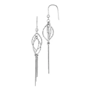 Three Strand Dangle Earrings