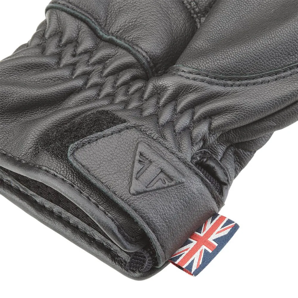 Triumph Sulby Leather Gloves Black