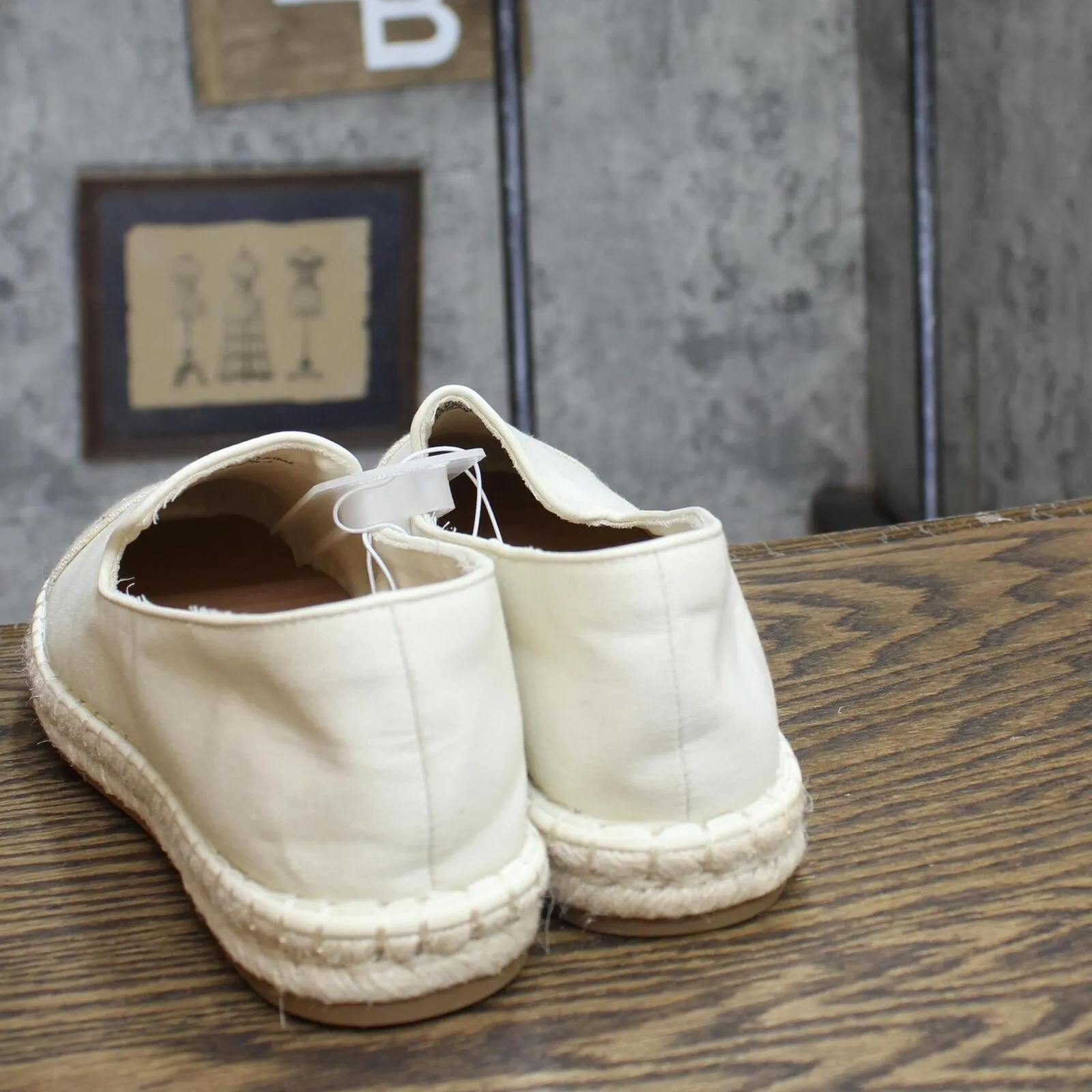 Universal Thread Womens Skipper Espadrille Flats 89273567 Cream Off White 9.5M