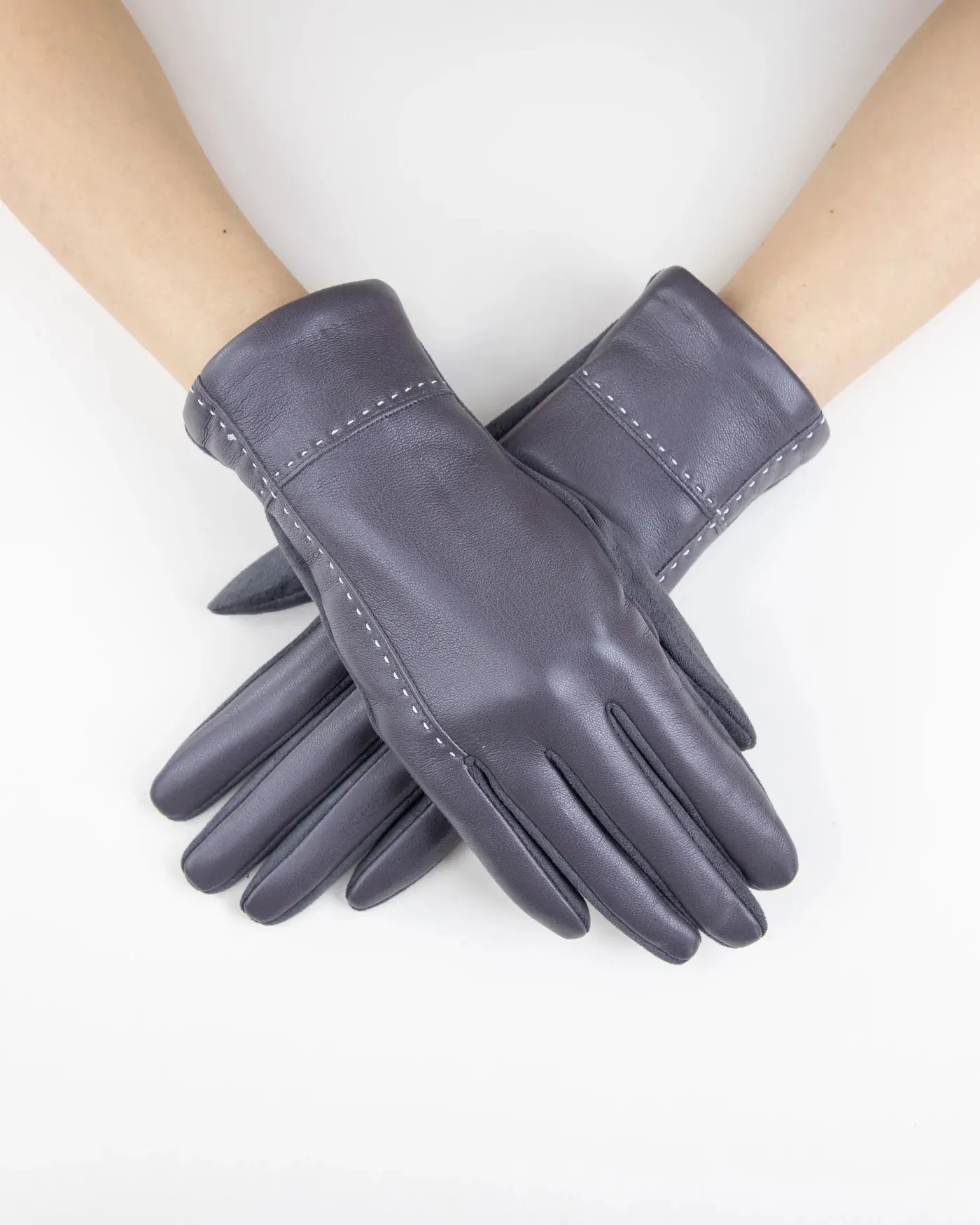Vegan Leather Gloves