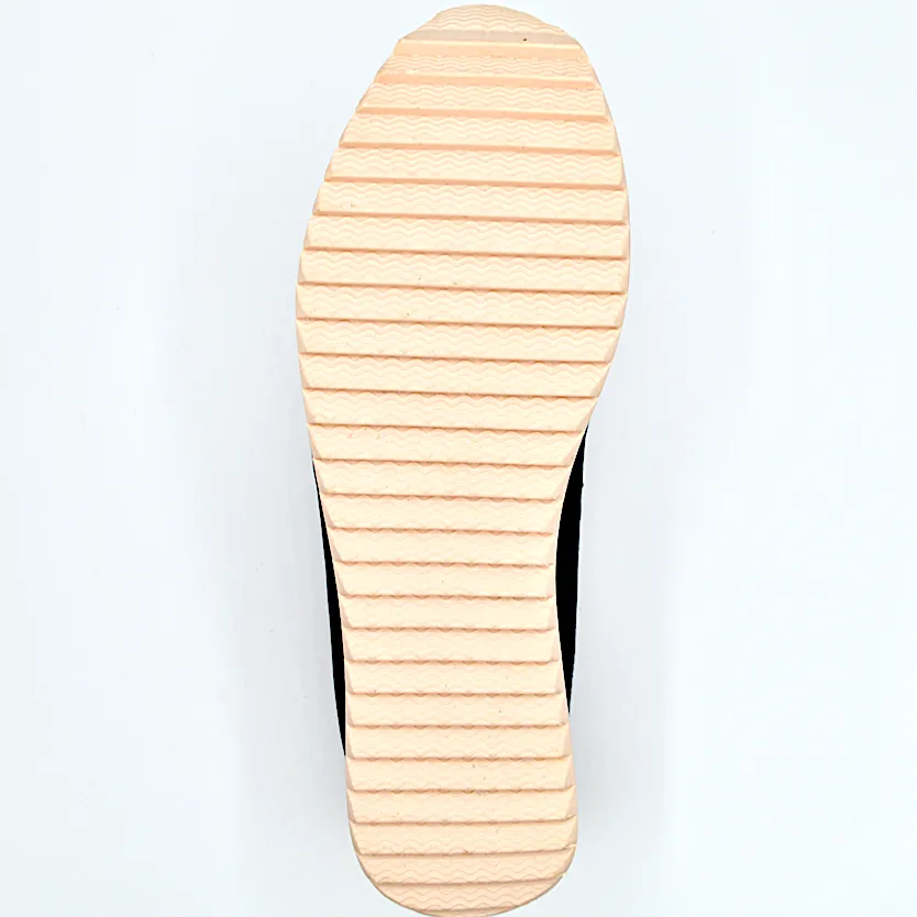VERSE ELEVATED TRAINER - NAVY BLUE & ROSEGOLD LEATHER/MESH