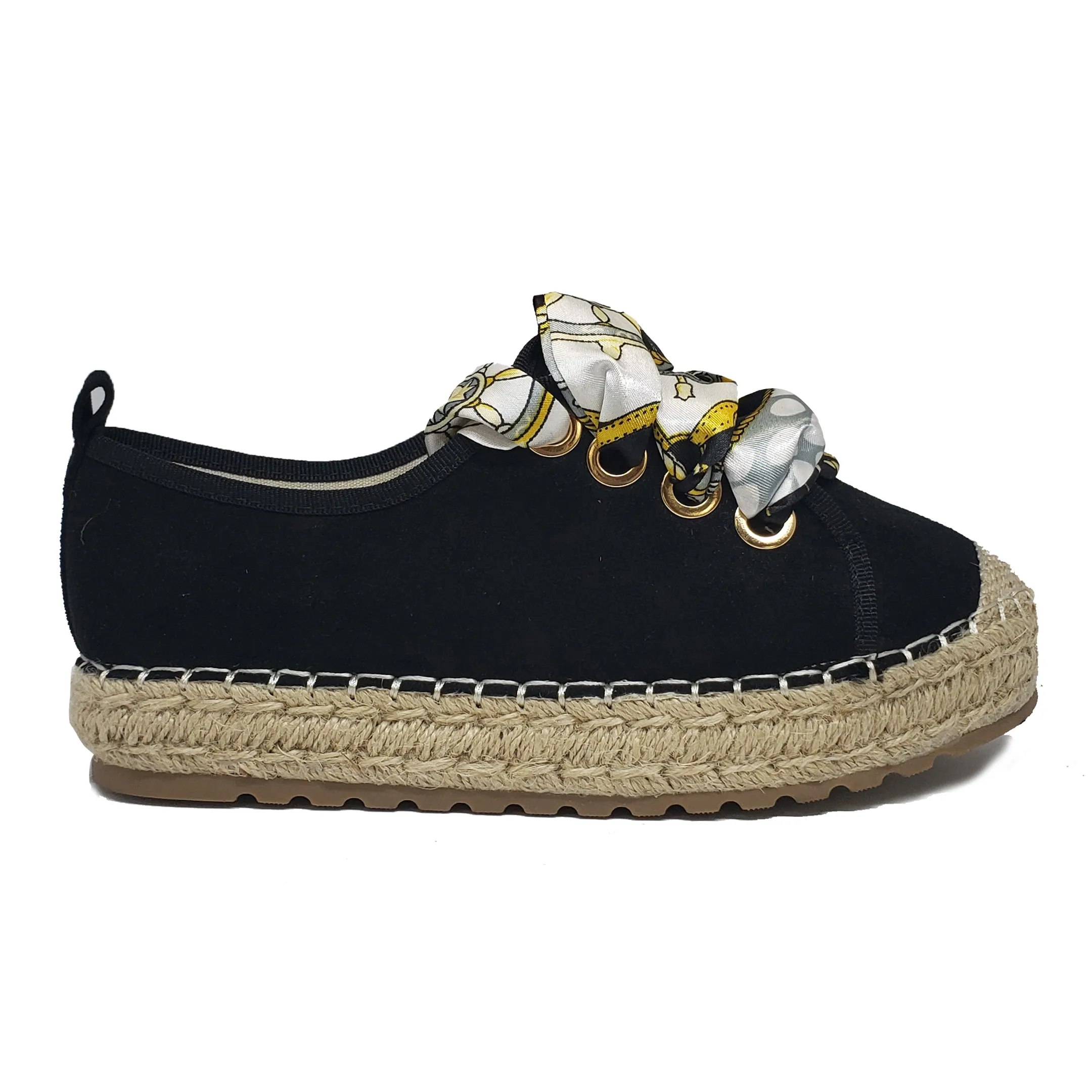 Victoria Adames Valerie Black Espadrilles Shoes