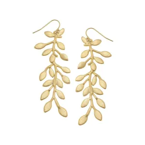 Vine Earrings Gold