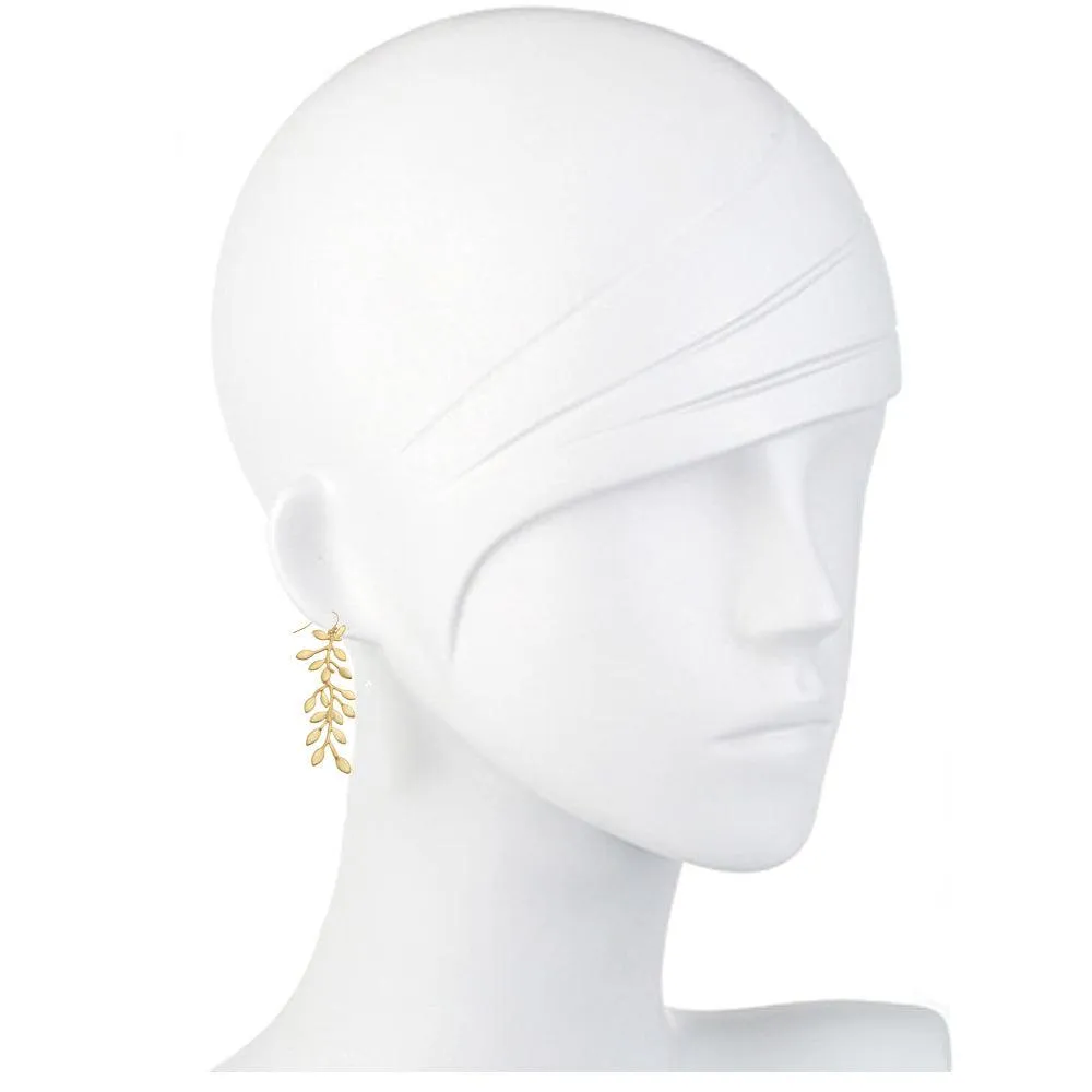 Vine Earrings Gold