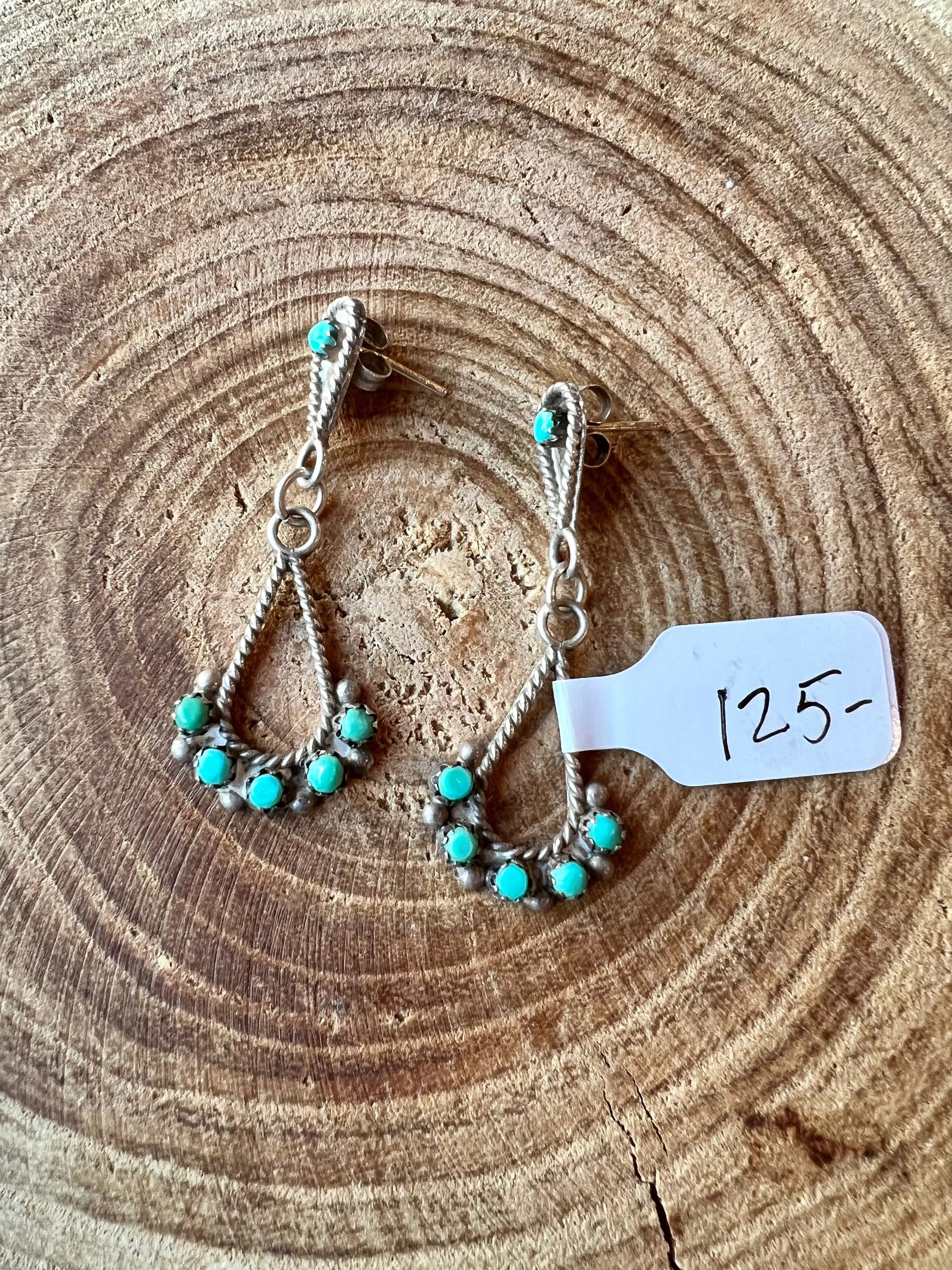 Vintage Sterling/Turquoise Earrings2