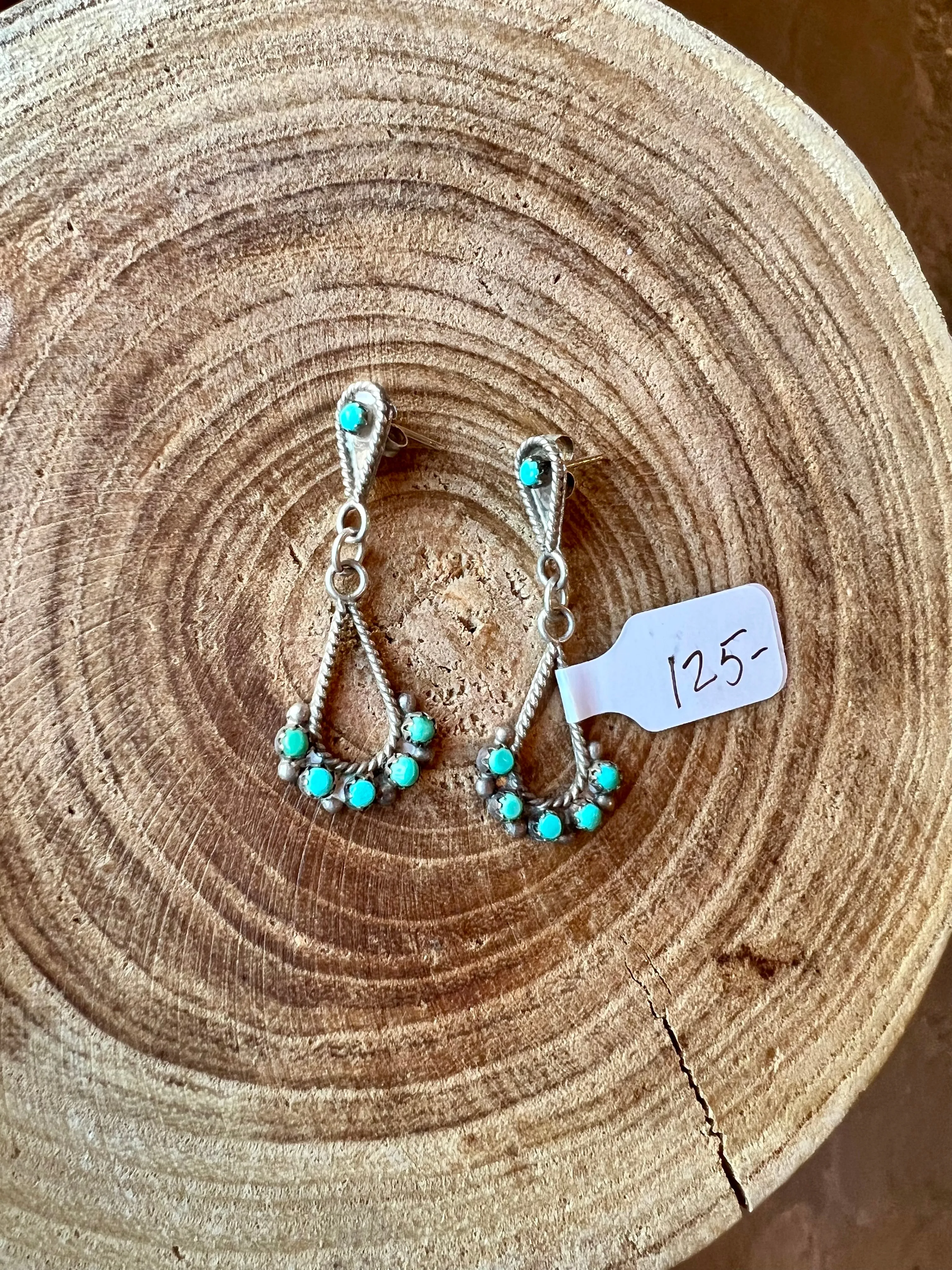 Vintage Sterling/Turquoise Earrings2