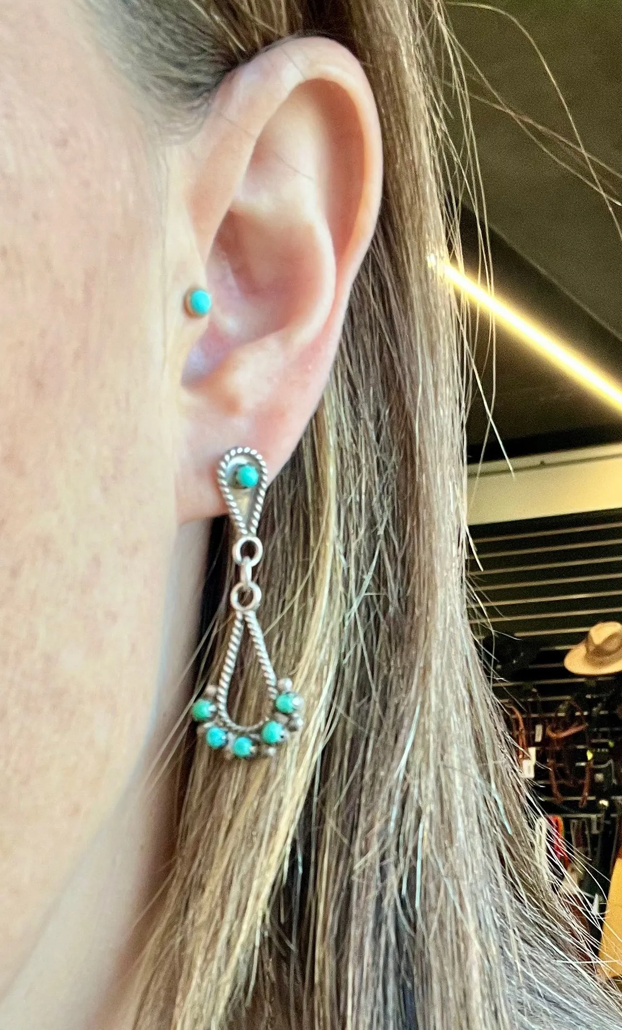 Vintage Sterling/Turquoise Earrings2