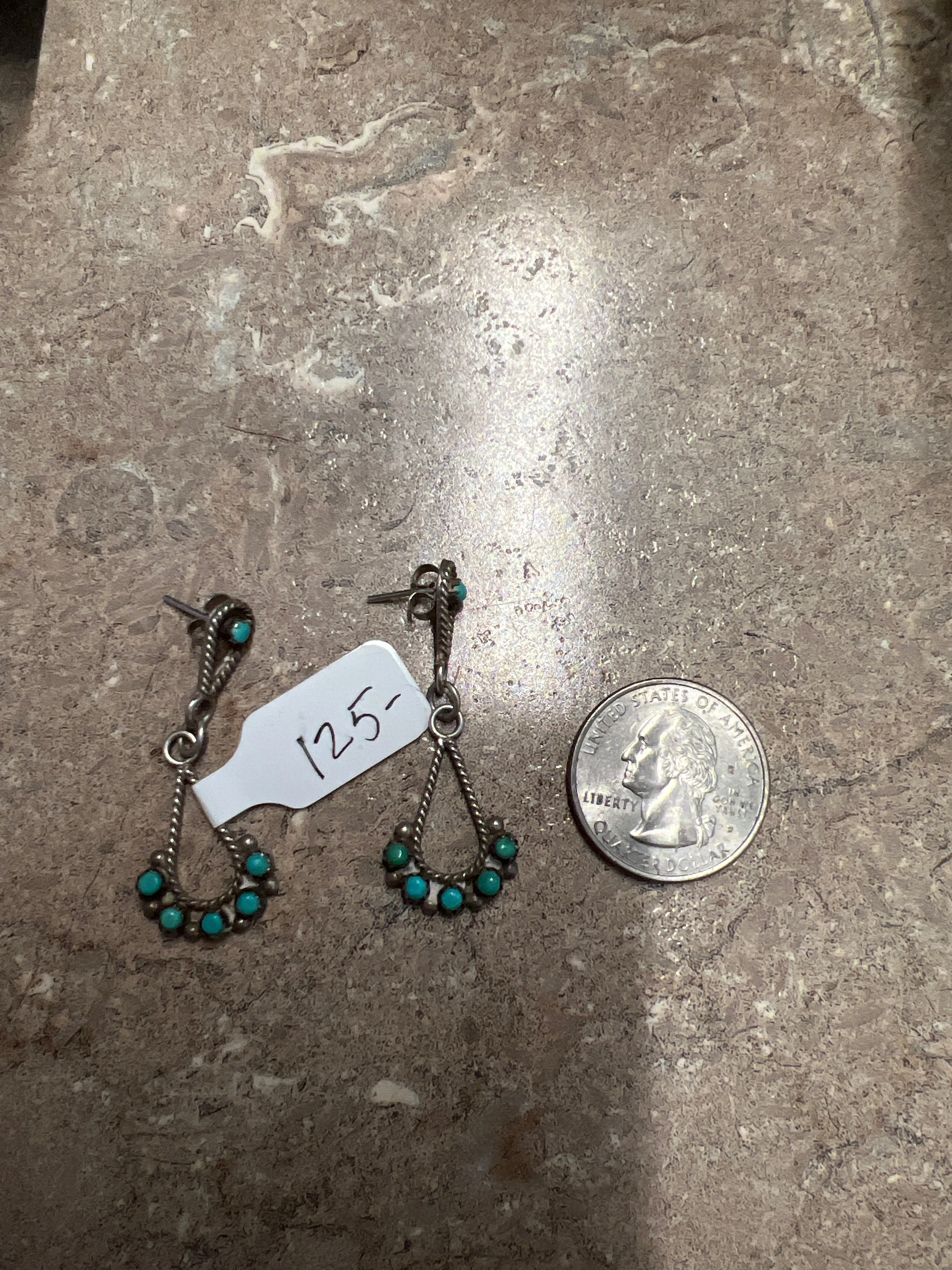 Vintage Sterling/Turquoise Earrings2