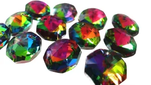 Vitrail Rainbow 14mm Octagon Beads Chandelier Crystals 2 Holes