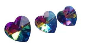 Vitrail Rainbow Heart Chandelier Crystals Pack of 5