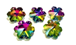 Vitrail Rainbow Snowflake Chandelier Crystals, 20mm Pendants Pack of 5