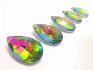 Vitrail Rainbow Teardrop Chandelier Crystals, Pack of 5