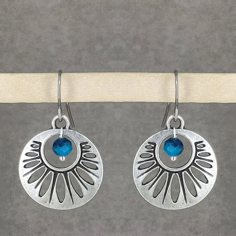 Western Blue Earrings