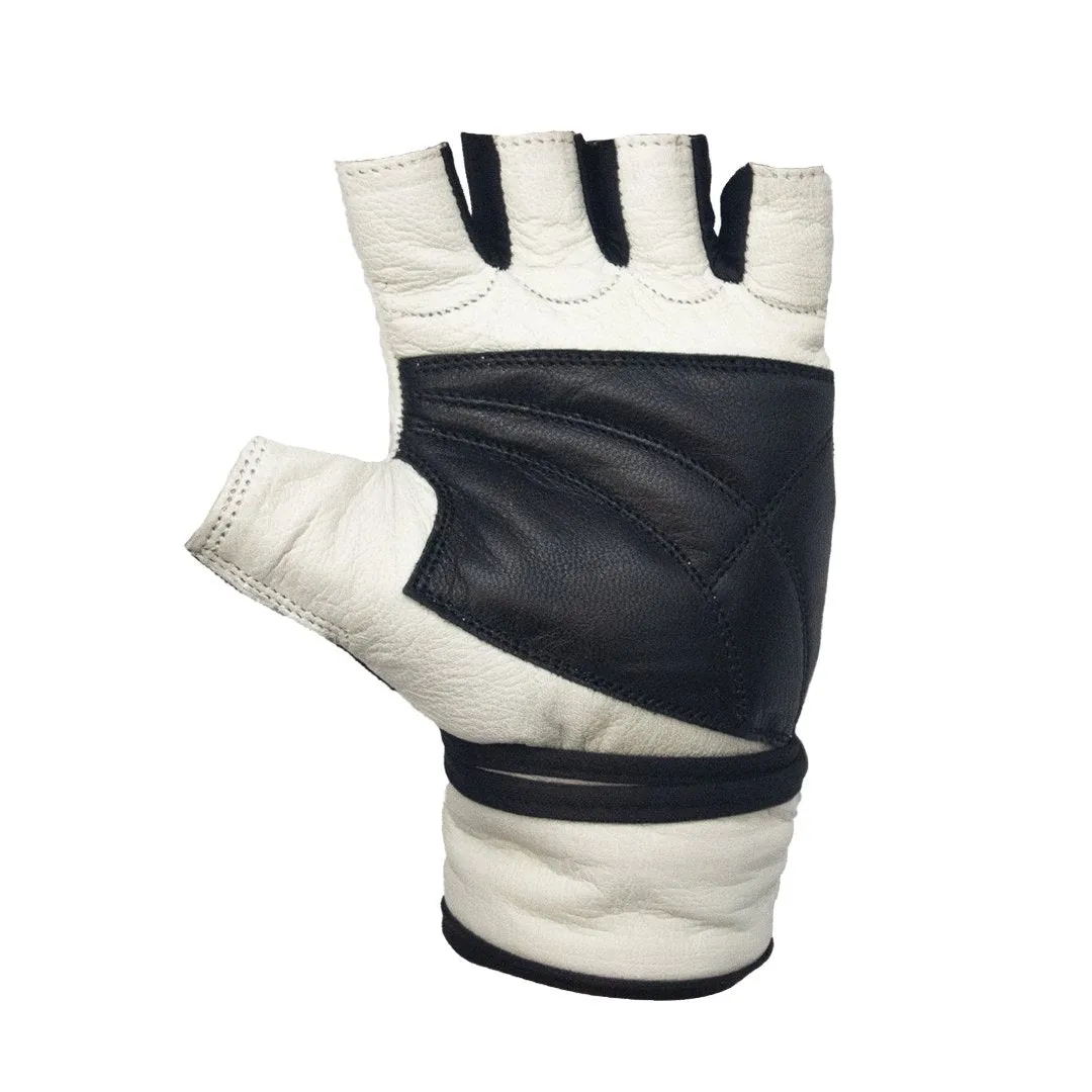 White Platinum Toro Series Workout Gloves
