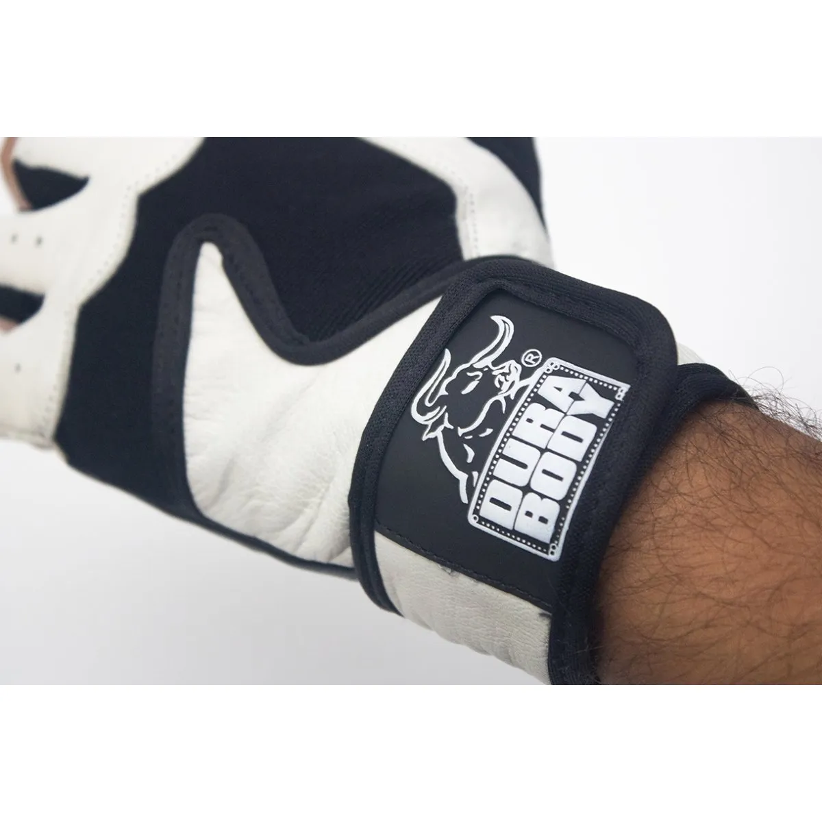White Platinum Toro Series Workout Gloves