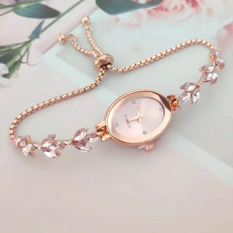 Women's Elegant Quartz Wristwatch Bracelet