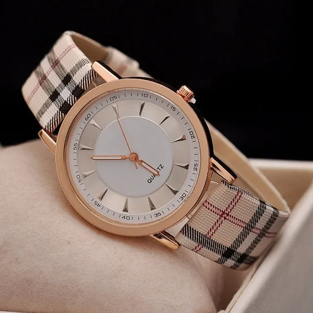 Women's Luxury Leather Wrist Watch