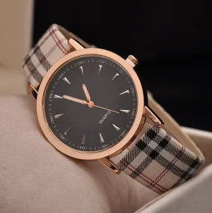 Women's Luxury Leather Wrist Watch