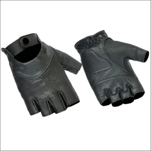 WOMEN'S PERFORATED FINGERLESS GLOVES