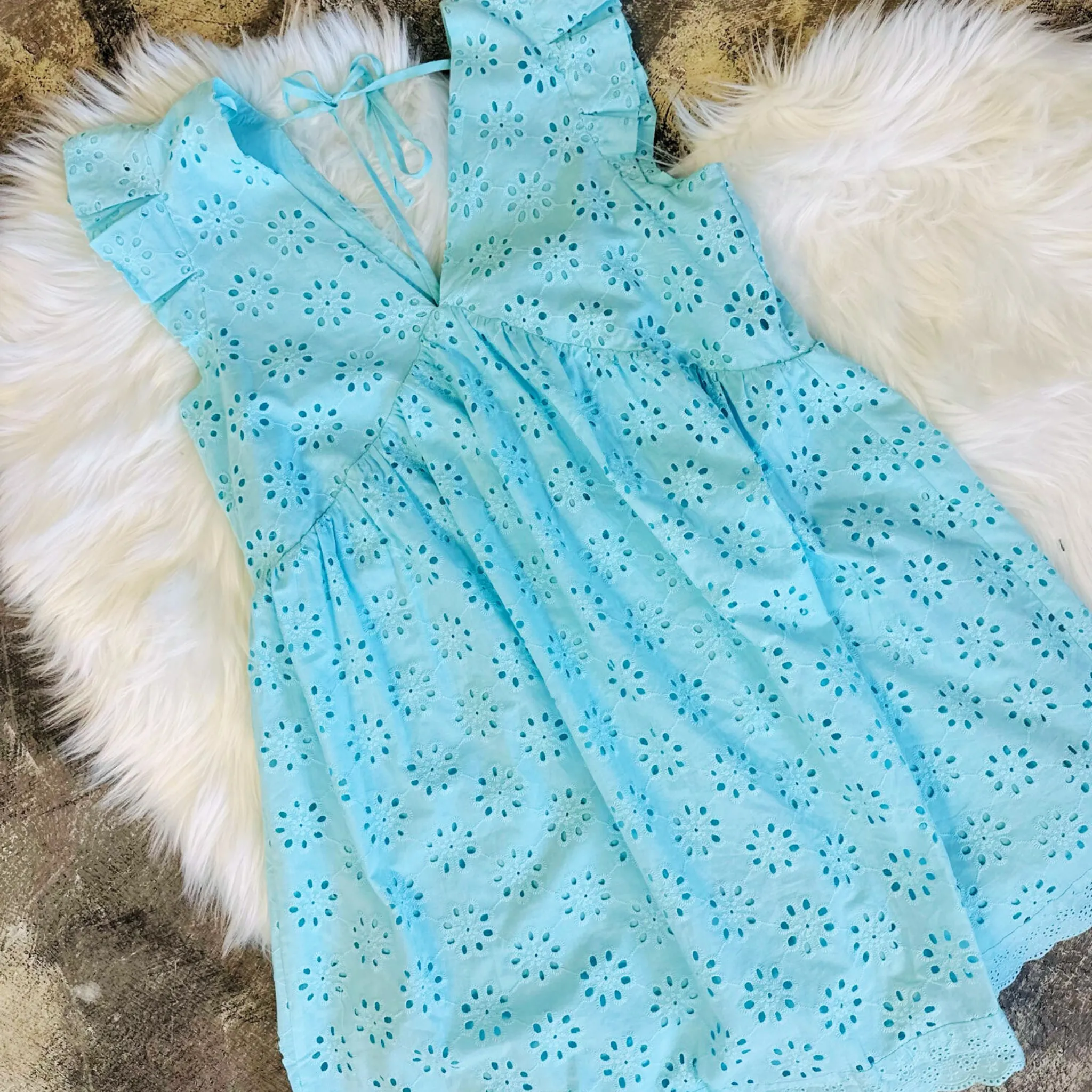 Write It Down Eyelet Dress